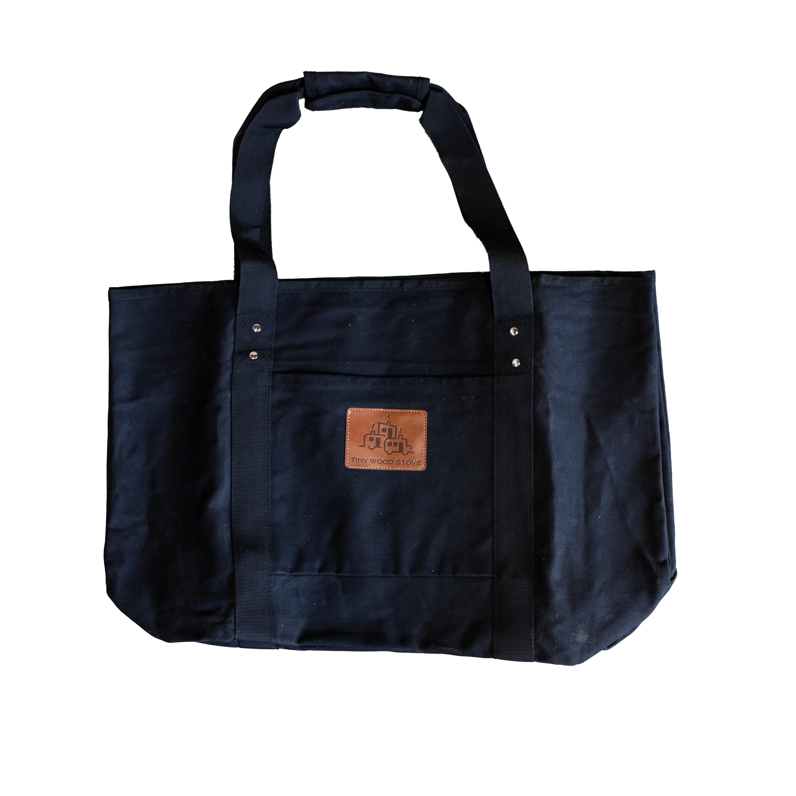 Canvas Firewood Tote - Tiny Wood Stove